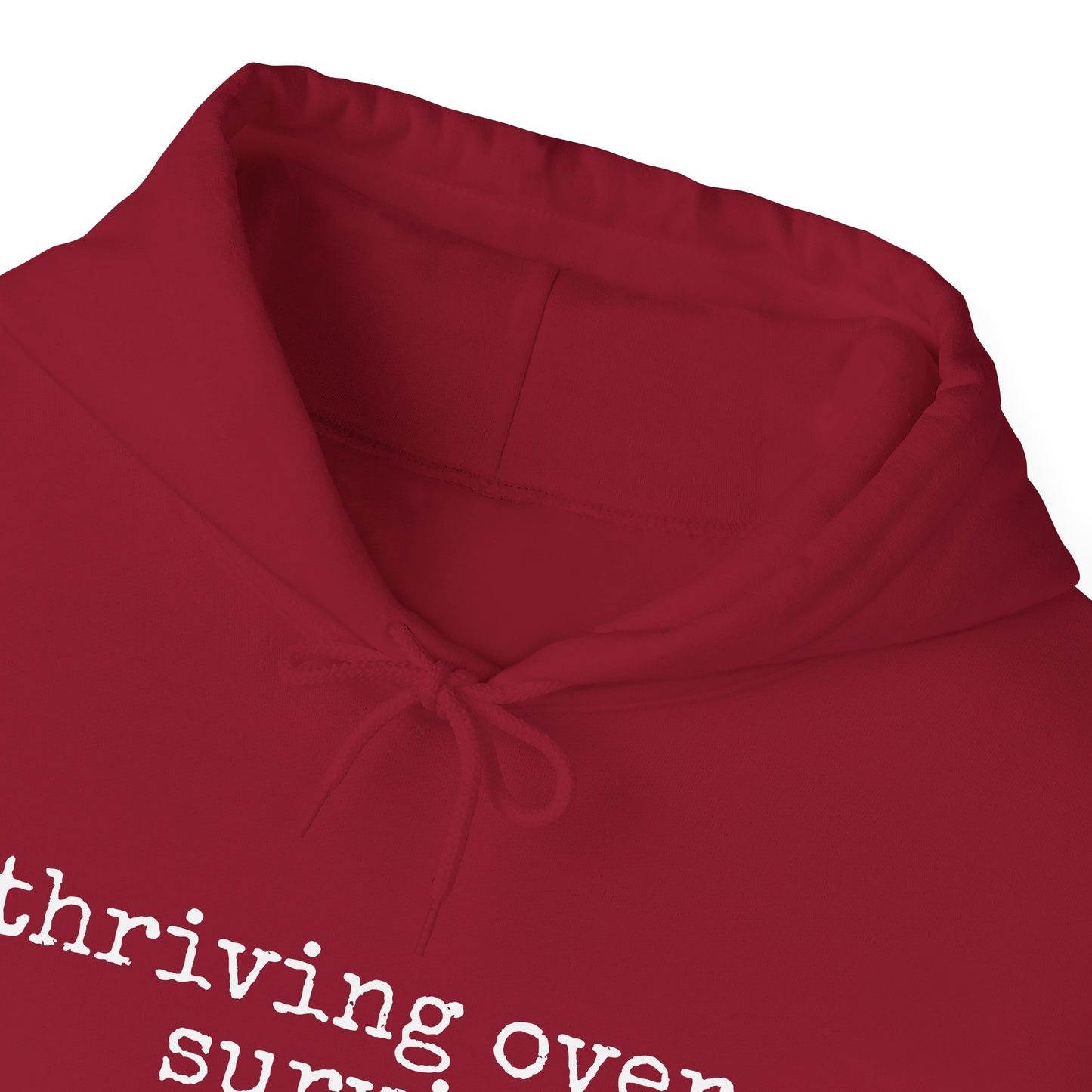 "Thriving Over Surviving" Hooded Sweatshirt