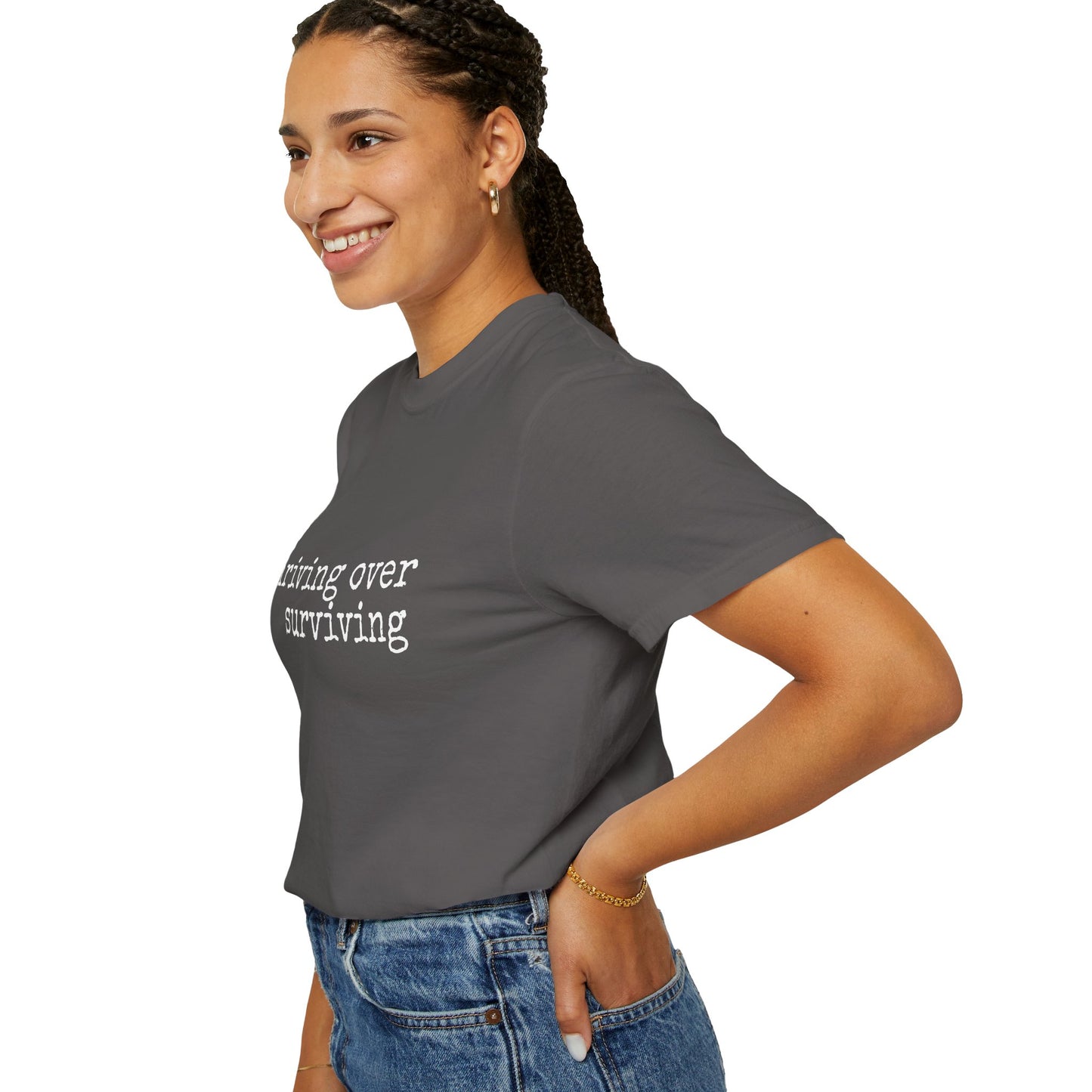 "Thriving Over Surviving" Tee