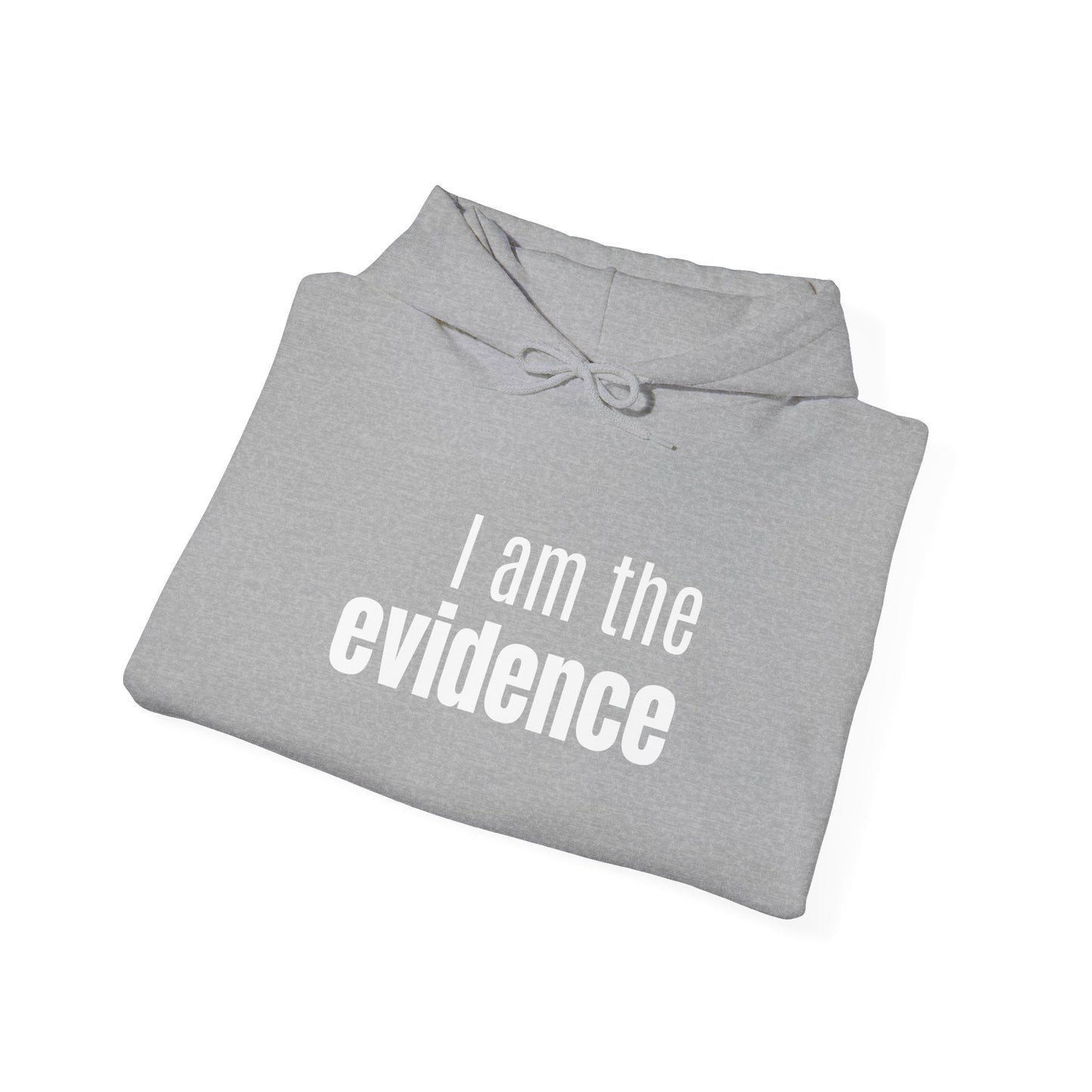 "I Am the Evidence" Hooded Sweatshirt