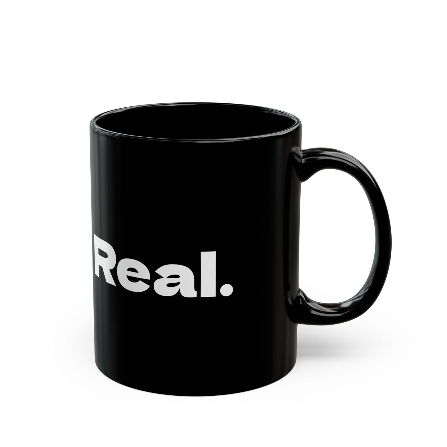 "God is Real" Mug (Black, 11oz)